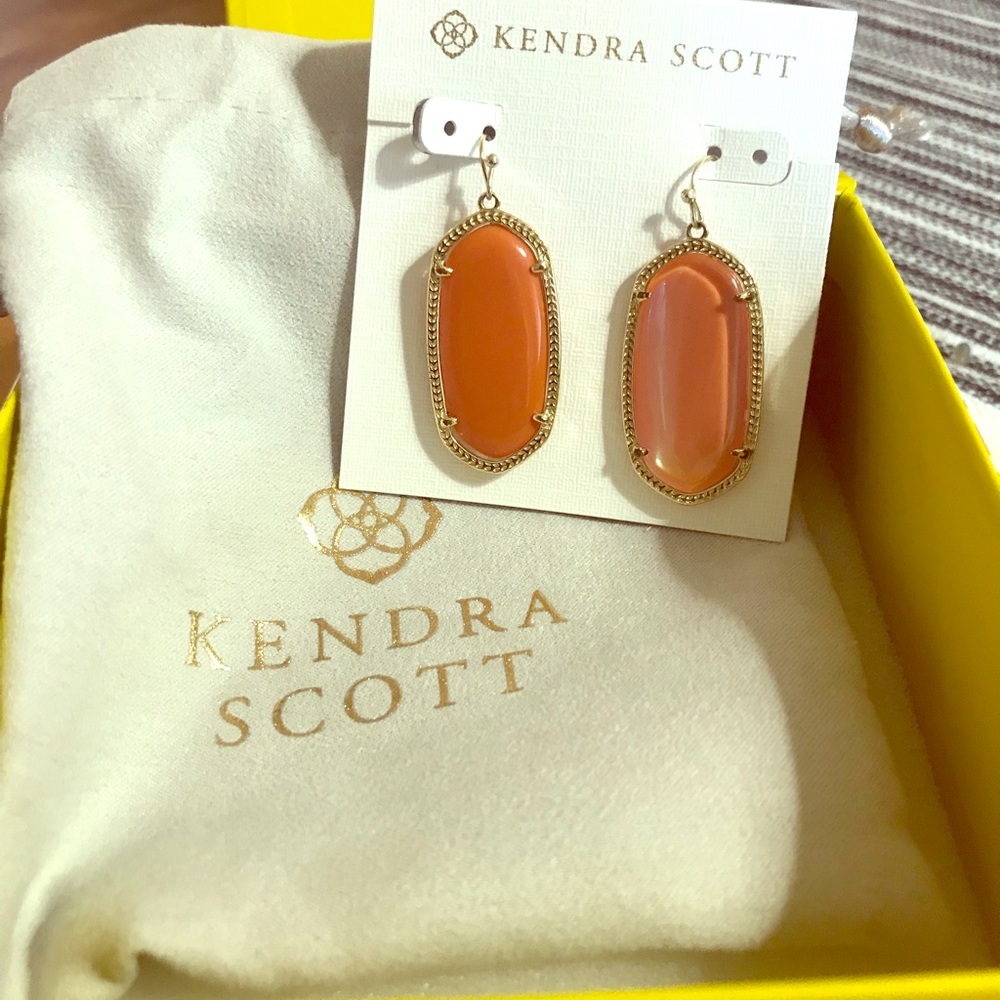 Kendra Scott Elle Earrings in Burnt Orange